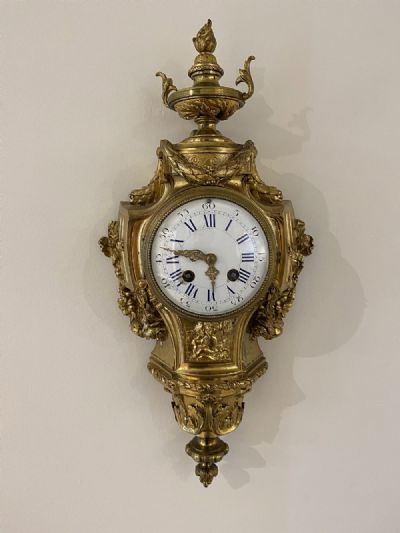 65 by A French Ormolu Cartel Clock  at deVeres Auctions