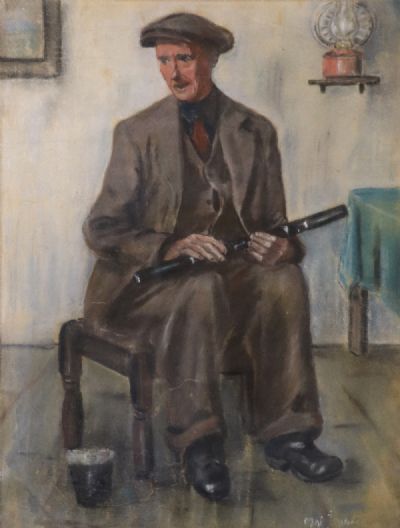 MUSICIAN by Irish School  at deVeres Auctions