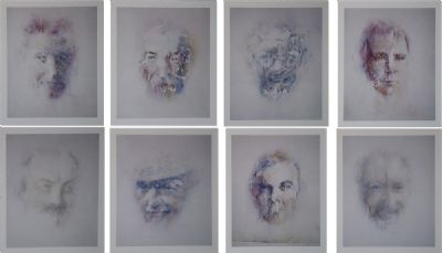 EIGHT IRISH PORTRAITS IN WORDS AND WATERCOLOUR (1990) by Louis le Brocquy  at deVeres Auctions