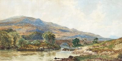BALLYNAHINCH RIVER, GALWAY by John Faulkner  at deVeres Auctions