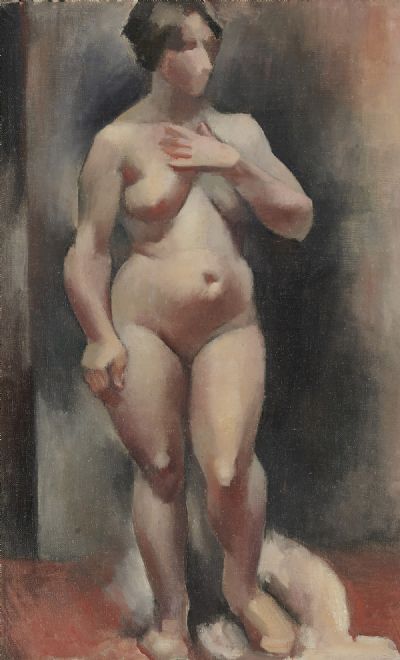 STANDING NUDE by Mainie Jellett  at deVeres Auctions