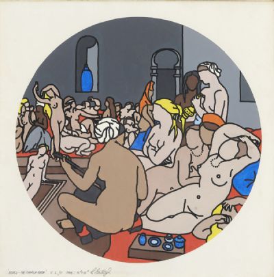 INGRES - THE TURKISH BATH by Robert Ballagh  at deVeres Auctions