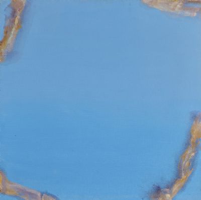 OHAU LAKE (BLUE) by Barrie Cooke sold for €5,500 at deVeres Auctions