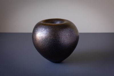 DARK BRONZE GLAZED OVOID by Sonja Landweer sold for €1,600 at deVeres Auctions