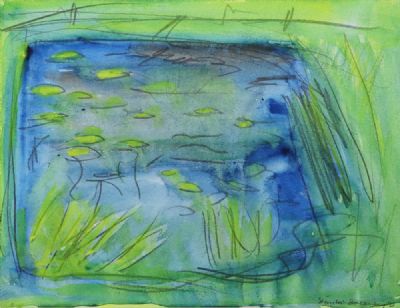LILY POND by Sean McSweeney  at deVeres Auctions