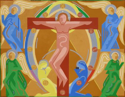 CRUCIFIXION by Robert Pouyaud  at deVeres Auctions