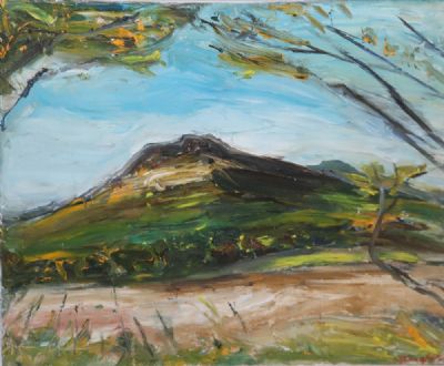 THE MOUNTAIN FROM THE WOOD, CO. WICKLOW by Sean Fingleton  at deVeres Auctions
