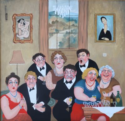 THE PARTY by John Schwatschke  at deVeres Auctions