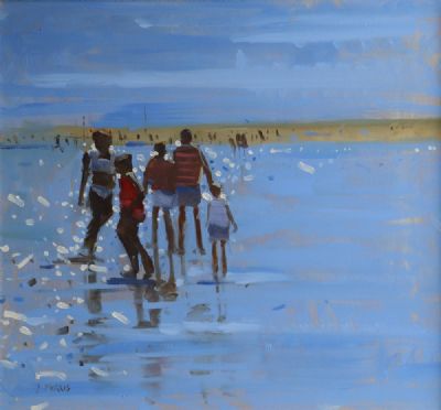 REFLECTIONS, INCH BEACH by John Morris sold for €400 at deVeres Auctions