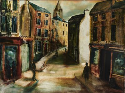 INNER CITY DUBLIN by Seamus O'Colmain sold for €4,000 at deVeres Auctions
