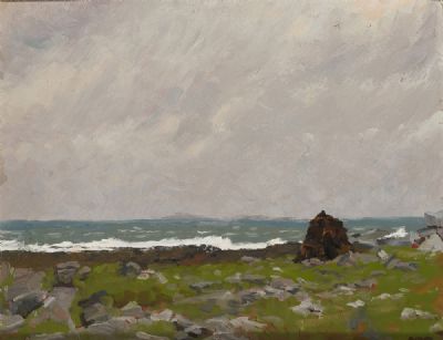 A SOFT DAY ON ARRAN by Cecil Galbally  at deVeres Auctions
