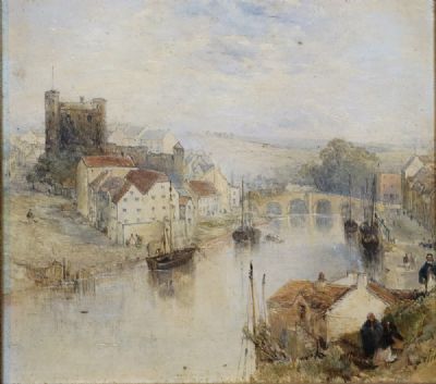 ENNISCORTHY by Thomas Creswick sold for €1,900 at deVeres Auctions