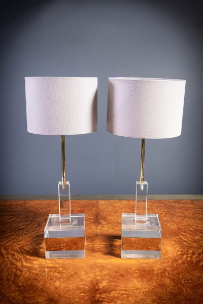 147 by Acrylic Table Lamps  at deVeres Auctions