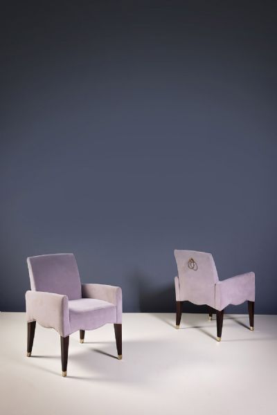 MARLY LOUNGE CHAIRS by Olivier Gagnere sold for €3,000 at deVeres Auctions