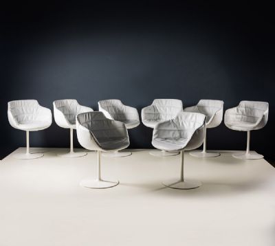 A SET OF EIGHT FLOW CHAIRS by Jean-Marie Massaud  at deVeres Auctions