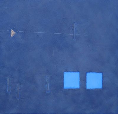 UNTITLED (BLUE SQUARES) by Felim Egan sold for €7,500 at deVeres Auctions