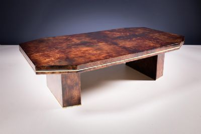A LOW TABLE by Aldo Tura  at deVeres Auctions