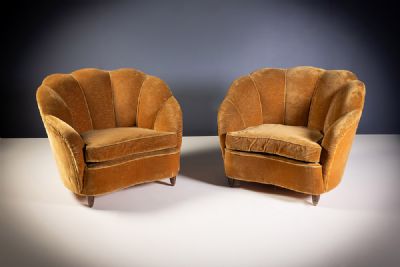 A PAIR OF EASY CHAIRS by Gio Ponti  at deVeres Auctions