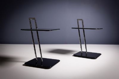 A PAIR OF SIDE TABLES by Eileen Gray  at deVeres Auctions