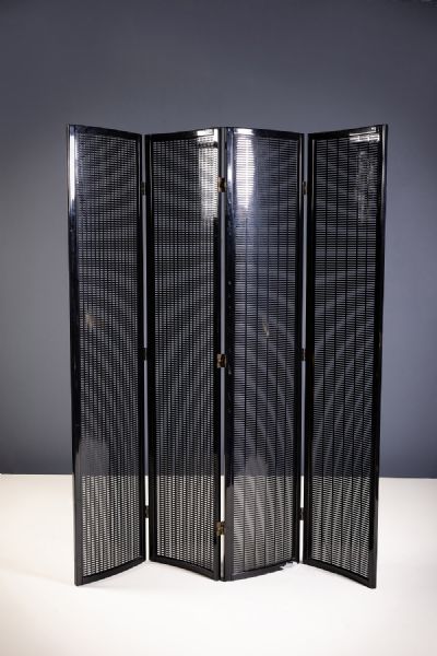 THE EILEEN GREY BLACK FOLDING SCREEN by Eileen Gray  at deVeres Auctions