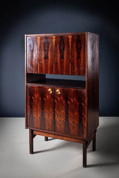 87 by A Rosewood Cocktail Cabinet  at deVeres Auctions