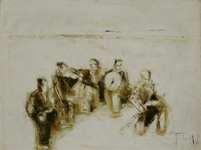 MUSICIANS by John B. Vallely  at deVeres Auctions